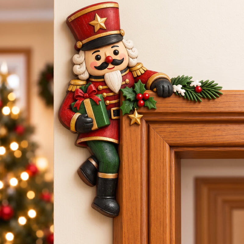 Decoración Navideña para Esquina de Puerta – 8 Personajes