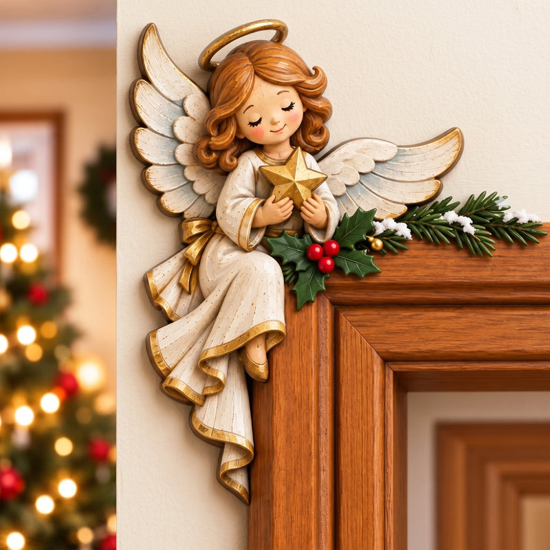 Decoración Navideña para Esquina de Puerta – 8 Personajes