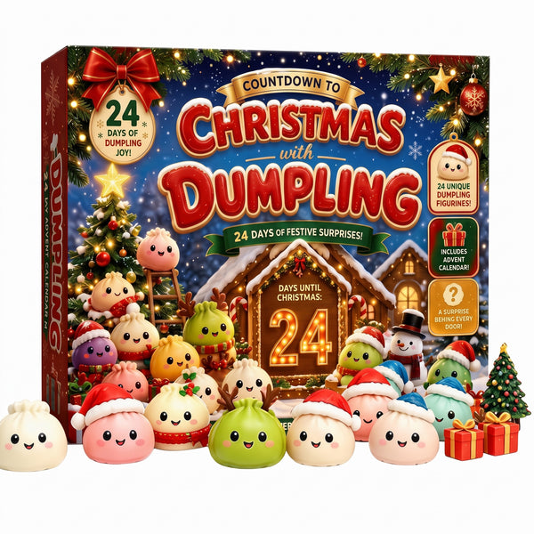 Calendario de Adviento con Figuritas Squishy Navideñas