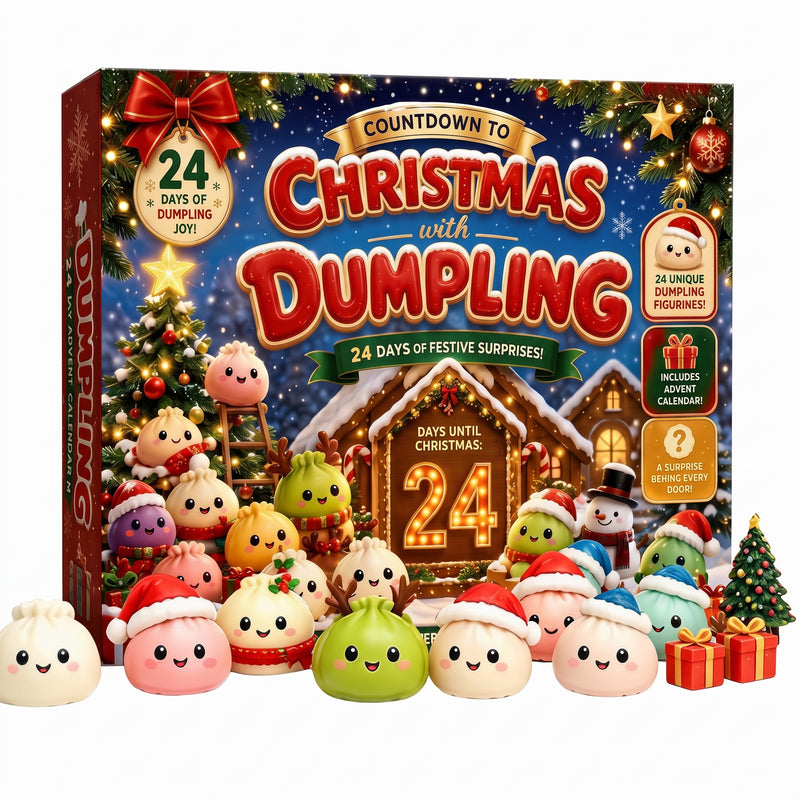 Calendario de Adviento con Figuritas Squishy Navideñas