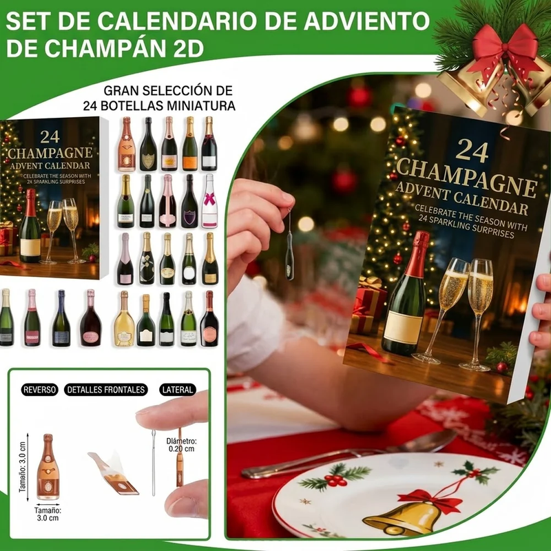 Calendario de Adviento Botellas de Champán 2026